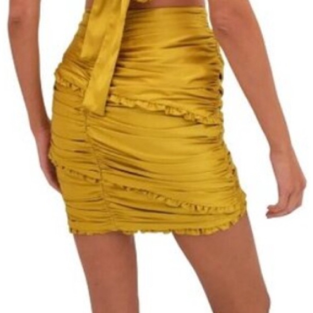 For The Love & Lemons Ruffle Alia Mini Skirt Size Small - Picture 10 of 16